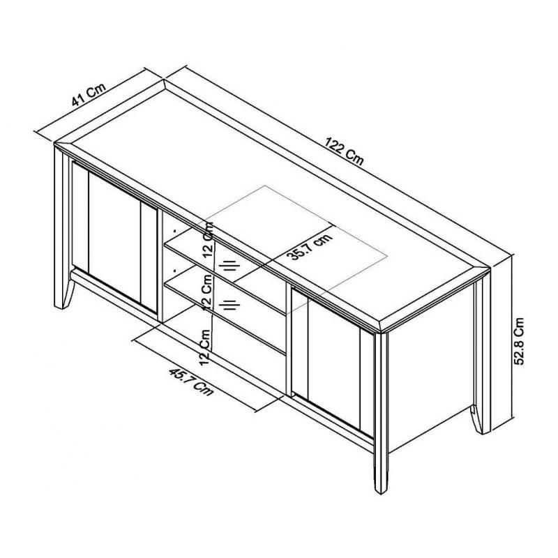 Alesund Oak TV Unit